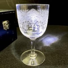 オールドバカラ　メディチワイングラス　高12.3㎝　東Y7-1127☆1Fタカサ オールドバカラ メディチワイングラス 高12.3㎝ 東Y7-1127☆1Fタカサ