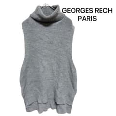 GEORGES RECH PARIS 毛100% ノースリーブニット ウール美品のサムネイル