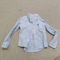 BRANSHES 長袖シャツ ストライプ 120cmのサムネイル