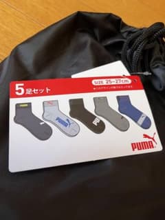 靴下　プーマ 25〜27cm 5足セットのサムネイル