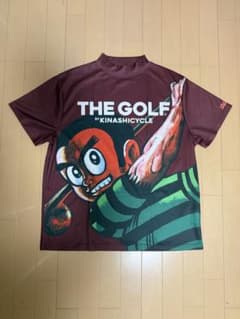 木梨サイクル モックネック プロゴルファー猿カラー レッド ゴルフ