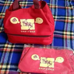 クーラーバック☆エネオス景品☆弁当袋☆チップ＆デールのサムネイル