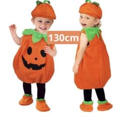 Brand new 130cm Halloween Kids Baby Pumpkin Costume for Children