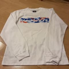 black knight バドミントン 長袖Tシャツ ホワイト Sのサムネイル