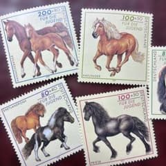 77564セール現品限 外国切手 ドイツ発行馬5種揃 - メルカリ