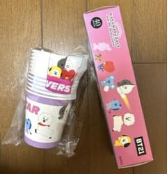 BT21 종이컵 종이 세트 파미마 한정