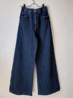 cepo ストレッチ　ワイドジーンズ　ゴムウエスト