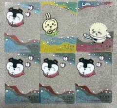 ちいかわ うさぎ　ラッコ　セイレーン 人魚 クリアカードのサムネイル