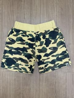 希少 BAPE 1ST CAMOカモフラ柄 スウェットショート パンツ エイプ