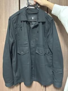 G-Star RAW ブラックミリタリージャケット　Mサイズのサムネイル