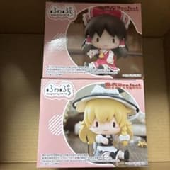 ふわぷち デフォルメフィギュア 東方Project 博麗霊夢 霧雨魔