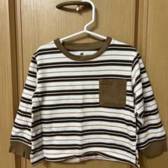 H&M ストライプ　ロンT 子供のサムネイル