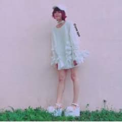 one spo ワンスポ リボンニットワンピのサムネイル