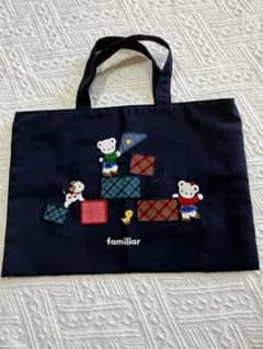familiar キャラクター刺繍 トートバッグ familiar キャラクター刺繍 トートバッグ - メルカリ