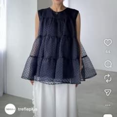 トレフルプラスワン trefle +1 シアードットフェアリートップス 