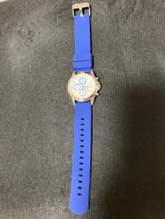 SEIKO クロノグラフ 腕時計 7T92-0DW0　 白　青　美品のサムネイル