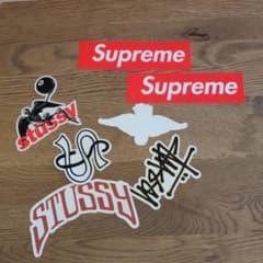 Supreme & Stussy ステッカー 7枚セット - メルカリ