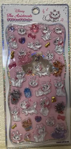 プチドロップステッカー　マリーちゃん　ディズニー　正規品のサムネイル