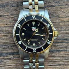 稼働 TAGHEUER 925.213D 1500 メンズ コンビ ブラック