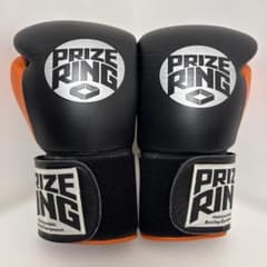 PRIZE RING ボクシンググローブ 黒/オレンジ 10oz - メルカリ