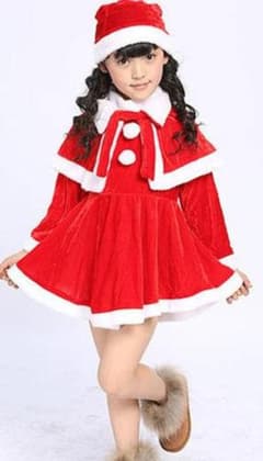 女の子 用 サンタ 服 ハロウィン クリスマス コスプレ キッズ 衣裳 ガールのサムネイル