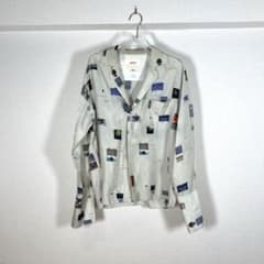 PONTI ポンティ グラフィックプリントシャツ 長袖 グレー 2097 - メルカリ