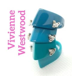 レア色❗️VivienneWestwood レジン アーマーリングのサムネイル