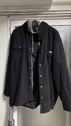 【希少】Dickies ビンテージ フード付きワークジャケット ブラックのサムネイル