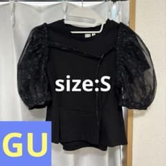 rokh ポロロセットT ブラック S GU コラボのサムネイル