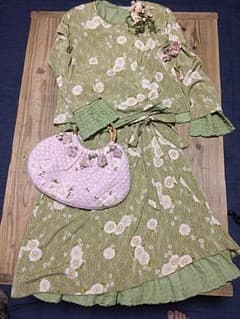 撫子様専用 菊とアクセサリー、麻の葉と桜 縮緬セットのサムネイル