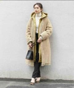 最終価格 アダムエロペ 3wayボア フード付き ロングコート 美品 - メルカリ