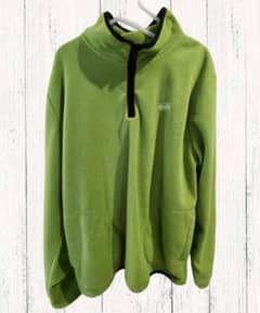 Stussy ハーフジップ　フリース　グリーンのサムネイル