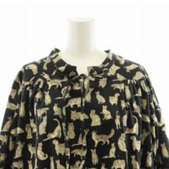 TSUHARU 猫柄ロングワンピース Meow LIBERTY - メルカリ