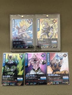 ドラゴンボールデータカードダス悟空3・悟飯2＋おまけのサムネイル