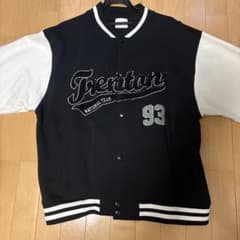 トレントン スタジアムジャケット 黒白のサムネイル