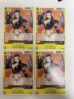 ワンピースカード ST29-009 ニコ・ロビン 4枚セット - メルカリ