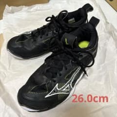 Mizuno ウエーブモーメンタム3 黒 26.0cmのサムネイル