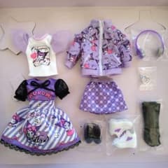 リカちゃん　ドレスセット　クールなクロミリカちゃんDX　クロミ