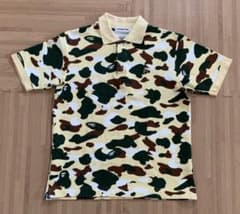 ☆激レア☆ APE 鹿児島 店舗 限定 カラーカモ ポロシャツ M シャーク 