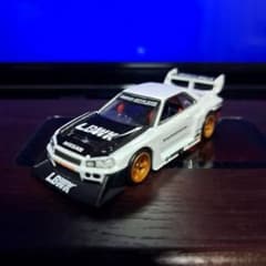 ホットウィール　日産　スカイライン LB-ER34 スーパーシルエット ルース品のサムネイル