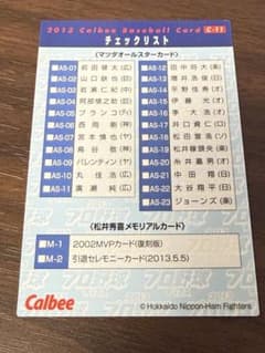 【C-11】 大谷翔平 ルーキーカード 2013 カルビー チェックリスト RCのサムネイル