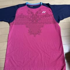 YONEX メンズ　ピンク ネイビー Lのサムネイル