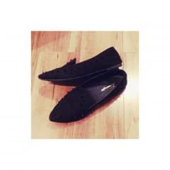 【 美品 】 訳あり 激安 スタッズフラットシューズのサムネイル