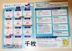 チラシ1000枚「憲法はこう変わる？」のサムネイル
