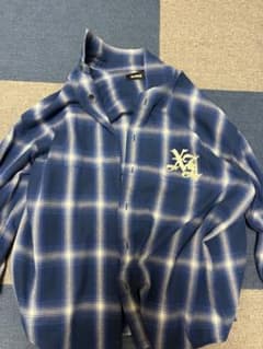 XLARGE チェック柄長袖シャツのサムネイル