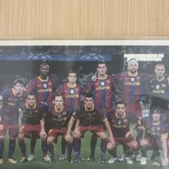 FCバルセロナ サイン　メッシ　イニエスタ　ビジャ　プジョル FCバルセロナ サイン メッシ イニエスタ ビジャ プジョル - メルカリ