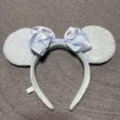 ディズニー カチューシャ ライトブルー レースのサムネイル