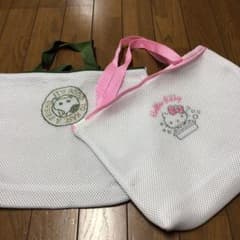 洗濯ネット　ランドリーバック／スヌーピー、キティのサムネイル