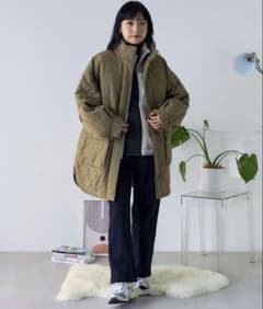 FREAK'S STORE キルティングコート カーキのサムネイル