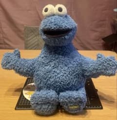 ジェラートピケ　セサミストリート　クッキーモンスター　ぬいぐるみ